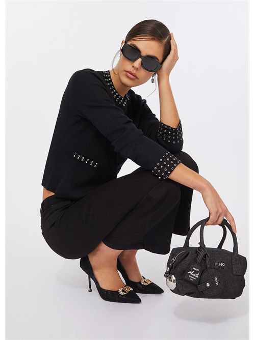 Jacket woman black LIU JO | MF5044MS49I/22222